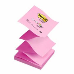 Ricarica Z Notes da 12 blocchetti rosa pastello neon alternati 76 x 76 mm