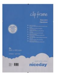 Cornice Niceday in plastica con clip formato 30 x 40 cm