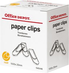 Fermagli zincati Office Depot a punta dim 25 mm