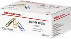Fermagli colorati Office Depot dim 30 mm
