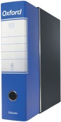 Registratore Oxford protocollo 23x33 cm dorso 8 cm colore blu