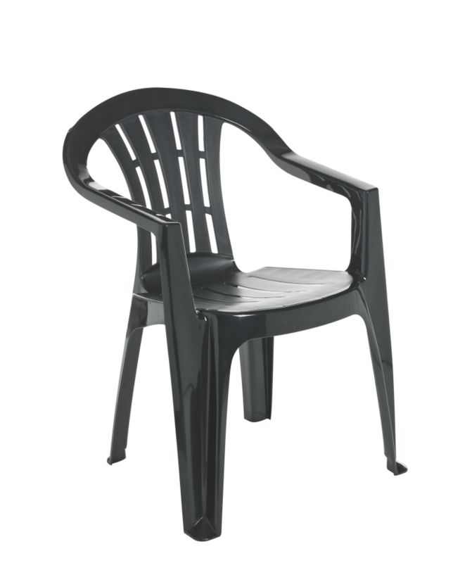 Poly Resin Dining Chair - Outdoor Furniture - Teak Patio Furniture